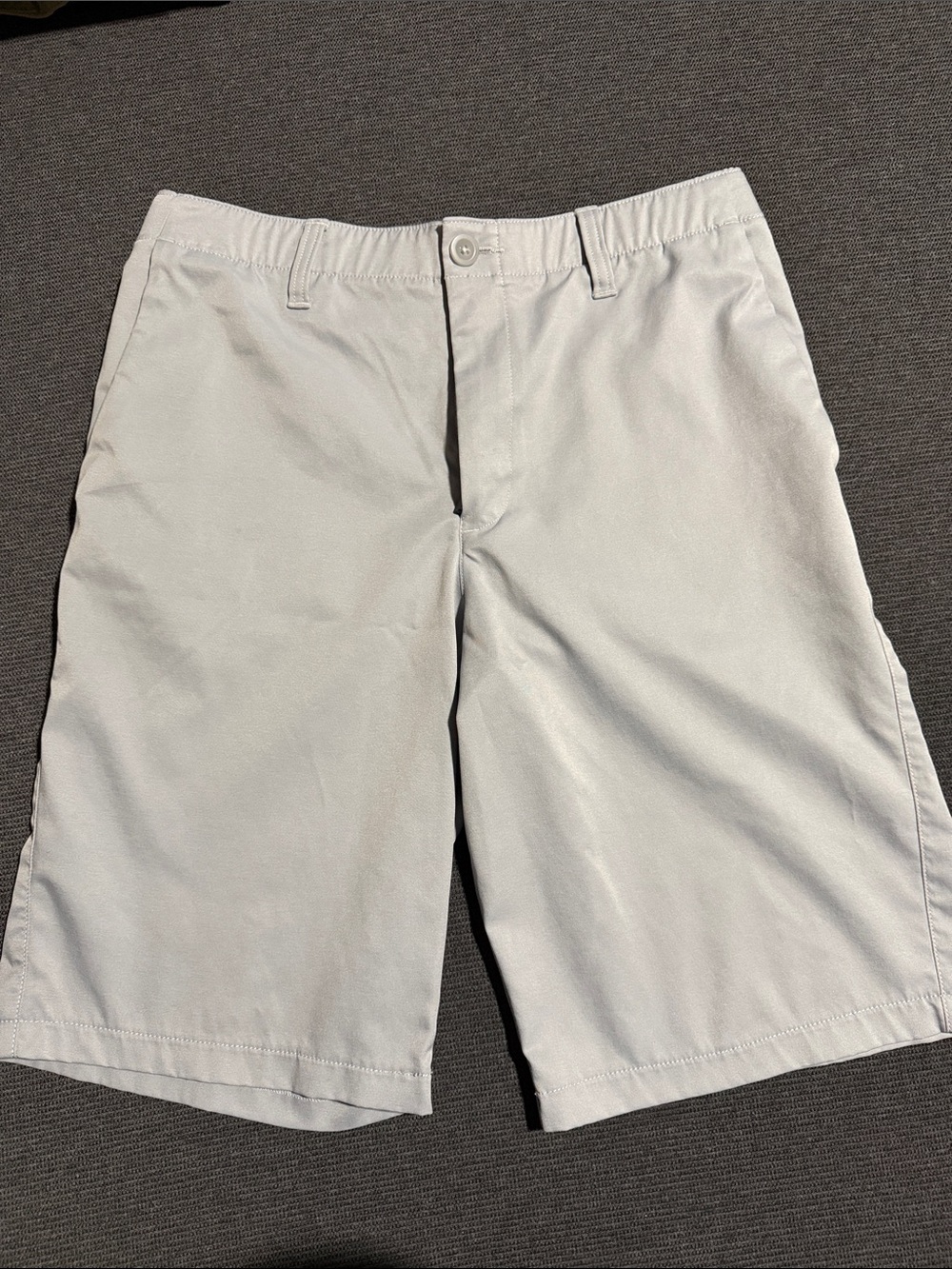 Under Armour Men's Light Tan Flat-Front Shorts